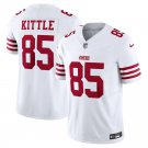 men's & youth Football 49ers Uniform #85 George Kittle Jerseys White 2023 F.U.S.E. Limited Shirts