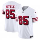men's & youth Football 49ers Uniform #85 George Kittle Jerseys White 2023 F.U.S.E. Limited Shirts