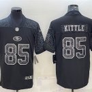 men's & youth Football 49ers Uniform #85 George Kittle Jerseys Black RFLCTV Limited Shirts