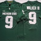 men's & youth Football Michigan Spartans Uniform #9 Kenneth Walker III Jerseys Green College Shirts
