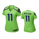 Women's Football Seahawks Uniform #11 Jaxon Smith-Njigba Jerseys Green 2023 Limited ladys Shirts