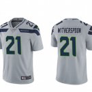 men's & youth Football Seahawks Uniform #21 Devon Witherspoon Jerseys Gray Game Limited Shirts