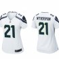 Women's Football Seahawks Uniform #21 Devon Witherspoon Jerseys White Game Limited ladys Shirts