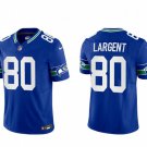 men's & youth Football Seahawks Uniform #80 Steve Largent Jerseys Royal 2023 F.U.S.E. Limited Shirts