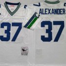 men's & youth Football Seahawks Uniform #37 Shaun Alexander Jersey Vintage White Throwback Shirts