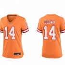 Women's Football Buccaneers Uniform #14 Chris Godwin Jerseys Orange Game 2023 Limited ladys Shirts