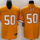 men's & youth Football Buccaneers Uniform #50 Vita Vea Jerseys Throwback Orange Limited Shirts