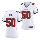Women's Football Buccaneers Uniform #50 Vita Vea Jerseys White Player Game Limited ladys Shirts