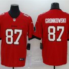 men's & youth Football Buccaneers Uniform #87 Rob Gronkowski Jerseys Red Player Game Limited Shirts