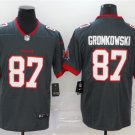 men's & youth Football Buccaneers Uniform #87 Rob Gronkowski Jerseys Pewter Game Limited Shirts