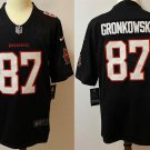 men's & youth Football Buccaneers Uniform #87 Rob Gronkowski Jerseys Black Game Fashion Shirts