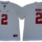 men's & youth Football Crimson Tide Uniform #2 Derrick Henry Jerseys White College Limited Shirts
