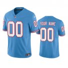 men's & youth Football Tennessee Titans Uniform #00 Custom Jerseys Oilers Blue 2023 F.U.S.E. Shirts
