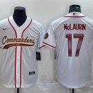 men's & youth Football Commanders Uniform #17 Terry McLaurin Jerseys White Baseball CoolBase Shirts
