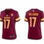 Women's Football Commanders Uniform #17 Terry McLaurin Jerseys Burgundy 90th Years ladys Shirts