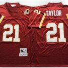 men's & youth Football Redskins Uniform #21 Sean Taylor Jerseys Vintage Burgundy Throwback Shirts