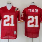 men's & youth Football Redskins Uniform #21 Sean Taylor Jerseys Vintage Red Throwback Mesh Shirts