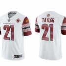 men's & youth Football Commanders Uniform #21 Sean Taylor Jerseys White 90th Years Limited Shirts