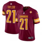 men's & youth Football Commanders Uniform #21 Sean Taylor Jerseys Burgundy 90th Years Limited Shirts