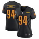 Women's Football Commanders Uniform #94 Da'Ron Payne Jerseys Alternate Black Limited ladys Shirts