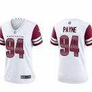 Women's Football Commanders Uniform #94 Da'Ron Payne Jerseys White Game Limited ladys Shirts