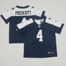 toddler Football Activewear Cowboys Uniform #4 Dak Prescott Jerseys Thanksgiving Navy kids Shirts