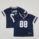 toddler Football Activewear Cowboys Uniform #88 CeeDee Lamb Jerseys Navy Limited kids Shirts