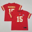 toddler Football Activewear KC Chiefs Uniform #15 Patrick Mahomes Jerseys Red Limited kids Shirts