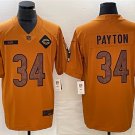 men's Football Activewear Bears Uniform #34 Walter Payton Jerseys 2023 Brown Salute Service Shirts