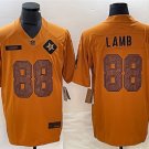 men's Football Activewear Cowboys Uniform #88 CeeDee Lamb Jerseys 2023 Brown Salute Service Shirts