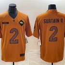 men's Football Activewear Broncos Uniform #2 Pat Surtain II Jerseys 2023 Brown Salute Service Shirts