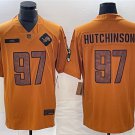 men's Football Activewear KC Chiefs Uniform #87 Travis Kelce Jerseys 2023 Brown Salute Service Shirt