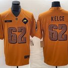 men's Football Activewear Eagles Uniform #62 Jason Kelce Jerseys 2023 Brown Salute Service Shirts