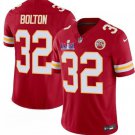 men's & kids Activewear Football Uniform #32 Nick Bolton Jerseys Red 2024 Super Bowl LVIII Shirt