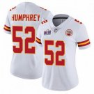 women's Activewear Football Uniform #52 Creed Humphrey Jerseys White 2024 Super Bowl LVIII Shirt