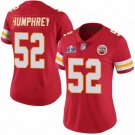 women's Activewear Football Uniform #52 Creed Humphrey Jerseys Red 2024 Super Bowl LVIII lady Shirt