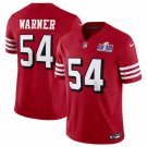 men's & kids Activewear Football Uniform #54 Fred Warner Jerseys Red 2024 Super Bowl LVIII Shirt