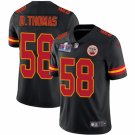 mens & kids Activewear Football Uniform #58 Derrick Thomas Jerseys Black 2024 Super Bowl LVIII Shirt
