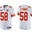 mens & kids Activewear Football Uniform #58 Derrick Thomas Jerseys White 2024 Super Bowl LVIII Shirt