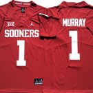 men's & youth Activewear Football Uniform #1 Kyler Murray Jerseys Red OK Sooners College Shirt
