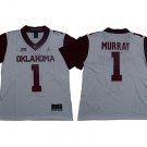 men's & youth Football Uniform #1 Kyler Murray Jerseys White Winning Streak OK Sooners College Shirt