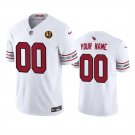 men's & kids Football Arizona Cardinals Uniform #00 Custom Jerseys White John Madden Patch Shirt