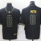 men's Activewear Football Uniform #8 Kyle Pitts Jerseys Black Golded Edition Limited Shirt