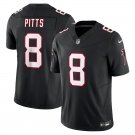 men's & kids Activewear Football Uniform #8 Kyle Pitts Jerseys 2024 Black F.U.S.E. Limited Shirt