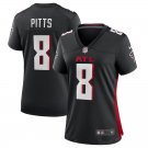 women's Activewear Football Uniform #8 Kyle Pitts Jerseys 2024 Red F.U.S.E. Limited Lady Shirt
