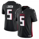 men's & kids Activewear Football Uniform #5 Drake London Jerseys 2024 Black F.U.S.E. Limited Shirt