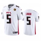 men's & kids Activewear Football Uniform #5 Drake London Jerseys White John Madden Patch Shirt