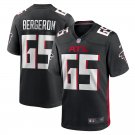 men's & kids Activewear Football Uniform #65 Matthew Bergeron Jerseys Black Team Game Limited Shirt