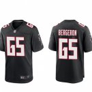 men's & kids Activewear Football Uniform #65 Matthew Bergeron Jerseys Black Team Game Limited Shirt