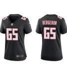 women's Activewear Football Uniform #65 Matthew Bergeron Jerseys Black Player Game Limited Shirt